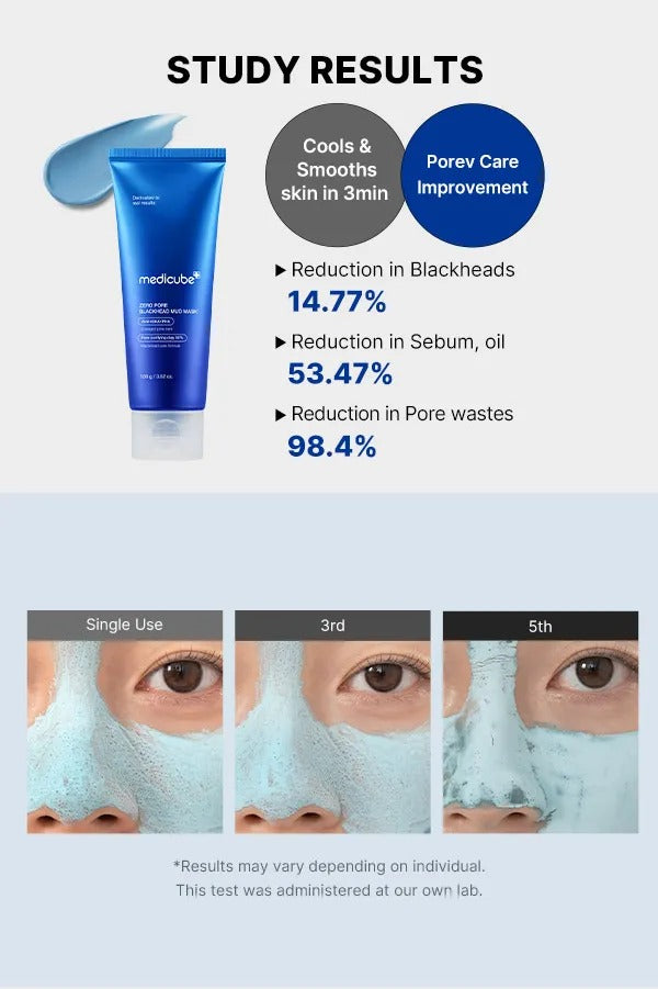 medicube - Zero Pore Blackhead Mud Mask
