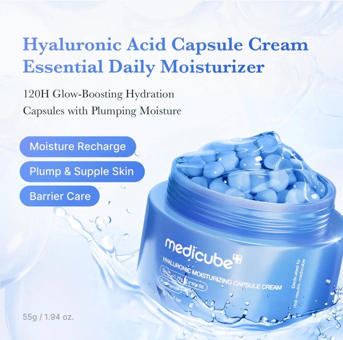 Medicube- Hyaluronic Acid capsule cream